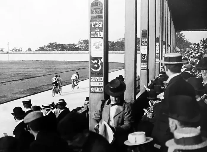 Framed Print : Cycle race, New Brighton Framed Print : Cycle race, New Brighton