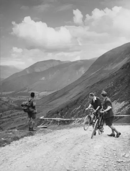 Framed Print : Cycle Tour, Wales 1930S Framed Print : Cycle Tour, Wales 1930S