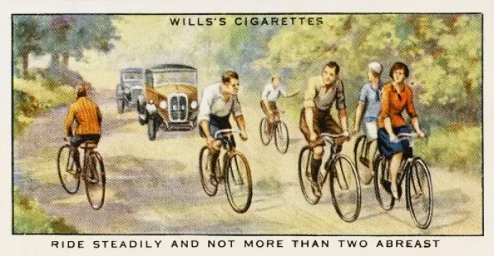 Framed Print : Cycling Two Abreast Framed Print : Cycling Two Abreast