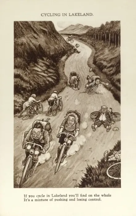 Framed Print : Cycling in Lakeland Framed Print : Cycling in Lakeland