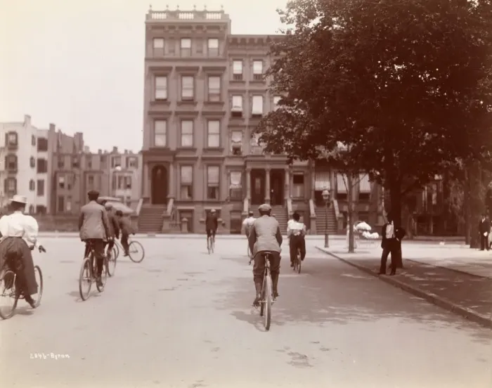 Framed Print : Cycling in New York Framed Print : Cycling in New York