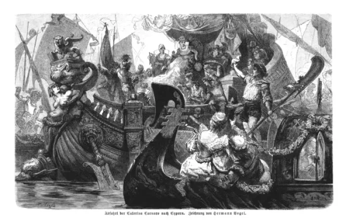 Framed Print : Cyprus / 1487 / De Cornaro Framed Print : Cyprus / 1487 / De Cornaro
