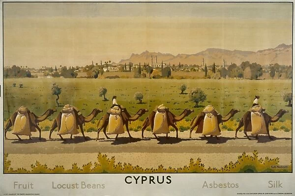 Cyprus poster. Empire Marketing Board 1927-1933 poster