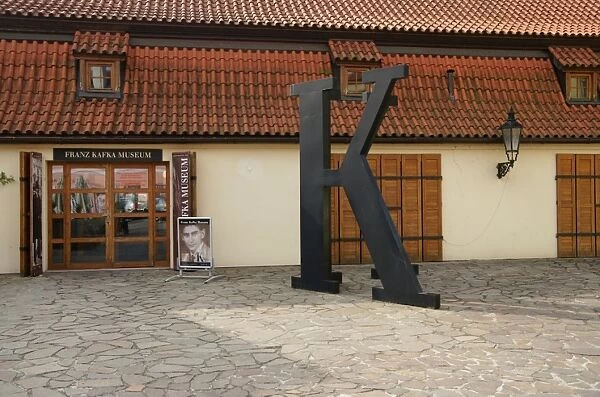 Czech Republic. Prague. Franz Kafka Museum. (Mala Strana)
