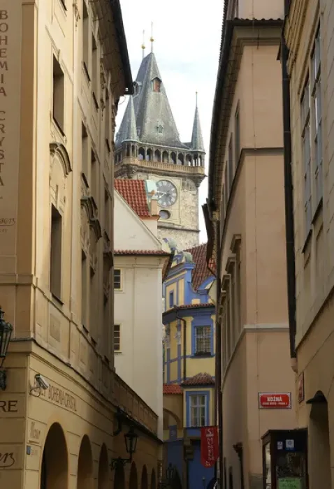 Framed Print : Czech Republic. Prague. Old Town (Stare Mesto). Street Framed Print : Czech Republic. Prague. Old Town (Stare Mesto). Street