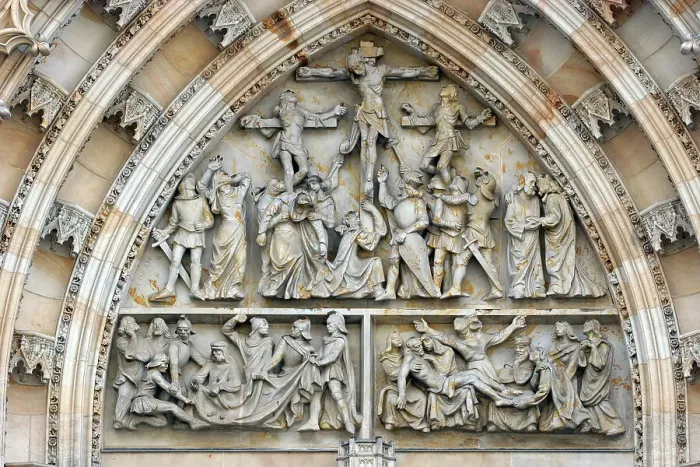 Framed Print : Czech Republic. Prague. St. Vitus Cathedral. West facade. Ty Framed Print : Czech Republic. Prague. St. Vitus Cathedral. West facade. Ty