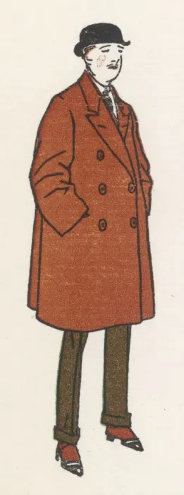 Framed Print : D-B Brown Coat 1913 Framed Print : D-B Brown Coat 1913