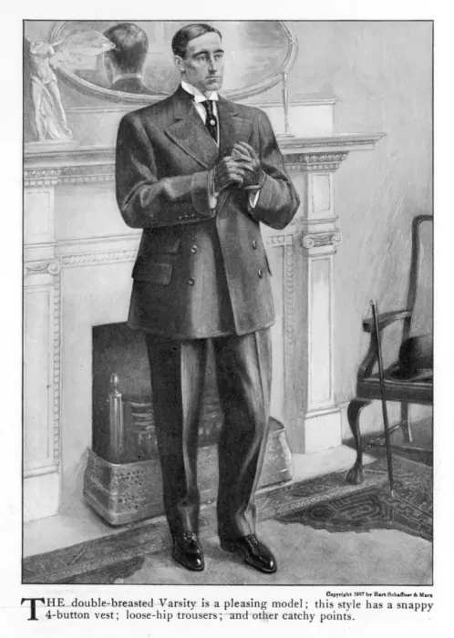 Framed Print : D-B Varsity Suit 1907 Framed Print : D-B Varsity Suit 1907