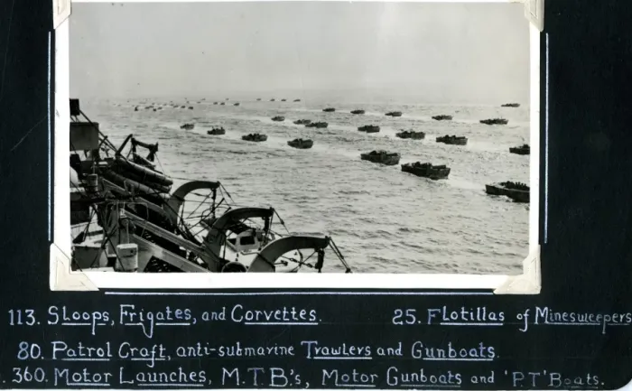 Framed Print : D-Day Invasion Forces off Normandy, France, WW2 Framed Print : D-Day Invasion Forces off Normandy, France, WW2
