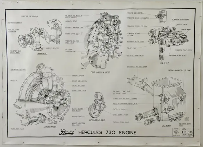 Framed Print : D Napier and Son - Hercules Framed Print : D Napier and Son - Hercules