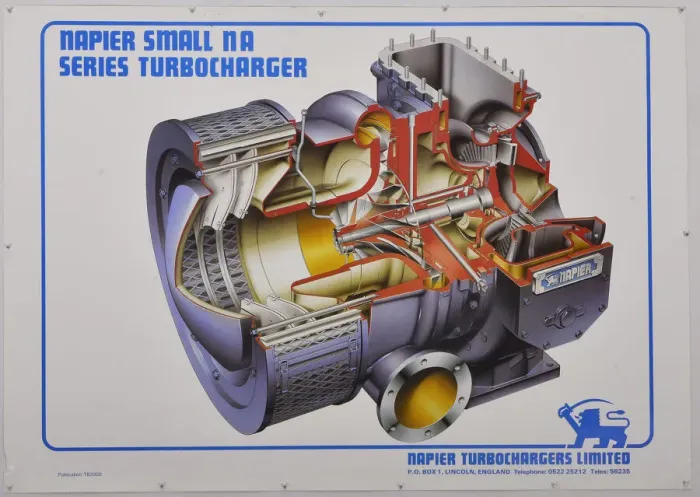 Framed Print : D Napier and Son - Turbocharger prints Framed Print : D Napier and Son - Turbocharger prints