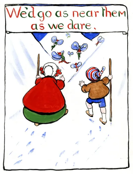 Framed Print : We d go as near them as we dare, by Minnie Asprey Framed Print : We d go as near them as we dare, by Minnie Asprey