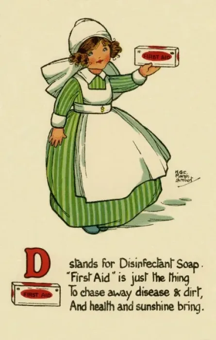 Framed Print : D stands for Disinfectant Soap Framed Print : D stands for Disinfectant Soap