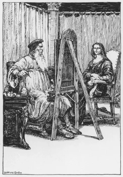 Framed Print : Da Vinci / Hentze / Tidende Framed Print : Da Vinci / Hentze / Tidende