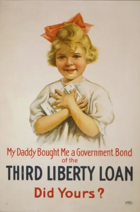 Framed Print : My daddy bought me a government bond of the Third Liberty Lo Framed Print : My daddy bought me a government bond of the Third Liberty Lo
