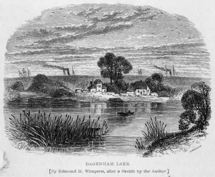 Framed Print : Dagenham Lake Framed Print : Dagenham Lake