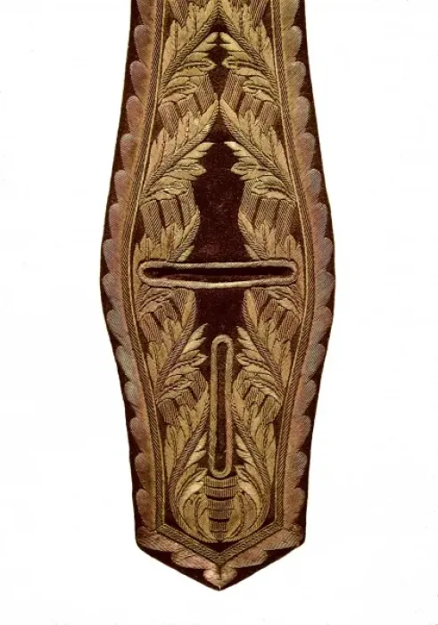 Framed Print : Dagger-holder. Textiles. SPAIN. Madrid. Army Framed Print : Dagger-holder. Textiles. SPAIN. Madrid. Army