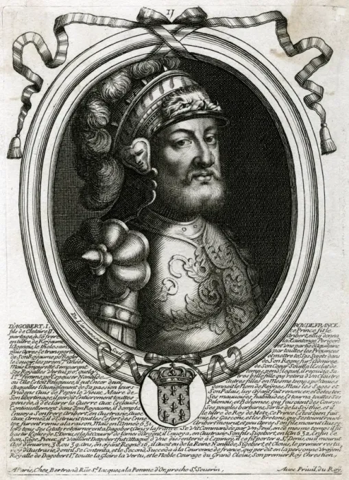 Framed Print : Dagobert I / Larmessin Framed Print : Dagobert I / Larmessin