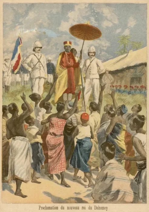 Framed Print : Dahomey / New King / 1894 Framed Print : Dahomey / New King / 1894