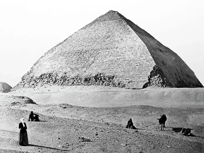 Framed Print : Dahshur Pyramid, Egypt, Victorian period Framed Print : Dahshur Pyramid, Egypt, Victorian period
