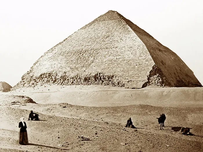 Framed Print : Dahshur Pyramid, Egypt, Victorian period Framed Print : Dahshur Pyramid, Egypt, Victorian period