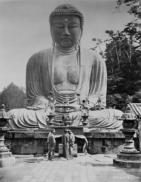 Daibutz; a bronze statue of Buddha, Kamakura, Japan