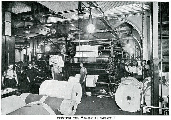 Daily Telegraph - printing room 1900