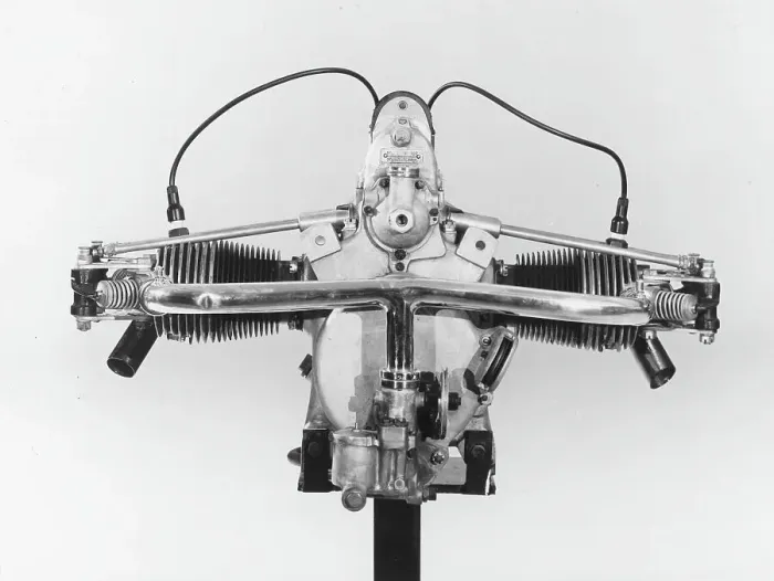 Framed Print : Daimler F7502, 20hp 2-cylinder air-cooled aero-engine Framed Print : Daimler F7502, 20hp 2-cylinder air-cooled aero-engine
