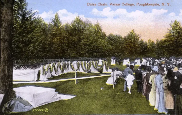 Framed Print : Daisy Chain, Vassar College, Poughkeepsie, NY State, USA Framed Print : Daisy Chain, Vassar College, Poughkeepsie, NY State, USA