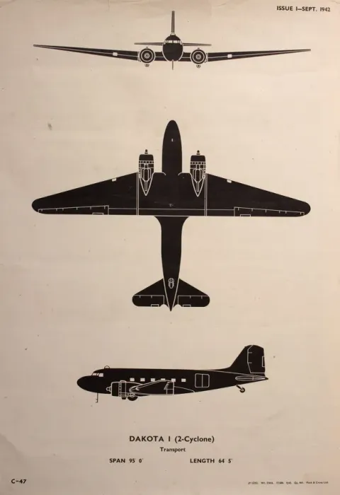 Framed Print : Dakota 1 (2-Cyclone) Transport Plane Framed Print : Dakota 1 (2-Cyclone) Transport Plane