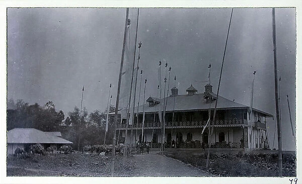 The Dalai Lama's House at Kalimpong, India, from a fascinating album which reveals new details on a little-known campaign in which a British military force brushed aside Tibetan defences to capture Lhasa, in 1904