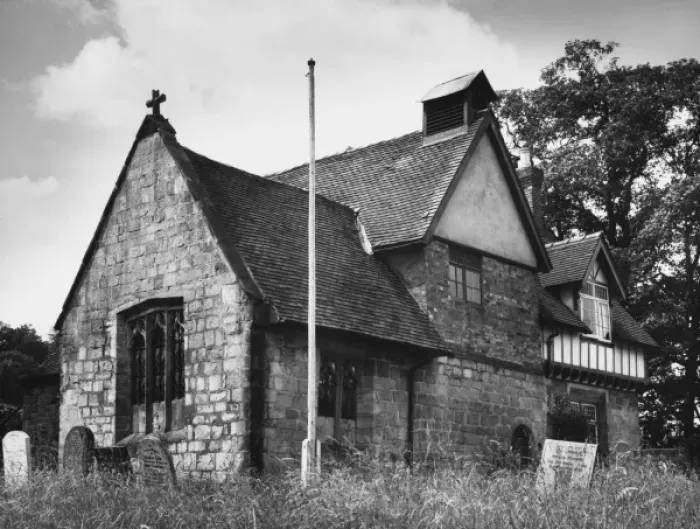 Framed Print : Dale Abbey Church & Inn Framed Print : Dale Abbey Church & Inn