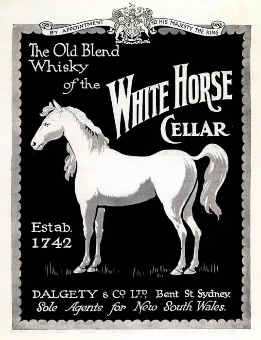 Framed Print : Dalgety & Co White Horse Cellar Advertisement Framed Print : Dalgety & Co White Horse Cellar Advertisement