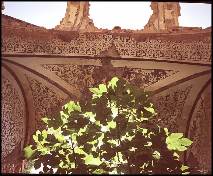 Framed Print : Detail damaged dome interior, Belchite, Spain Framed Print : Detail damaged dome interior, Belchite, Spain