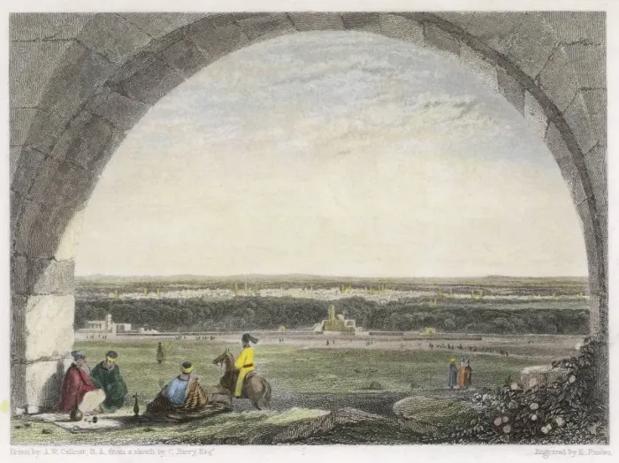 Framed Print : Damascus Distant View Framed Print : Damascus Distant View