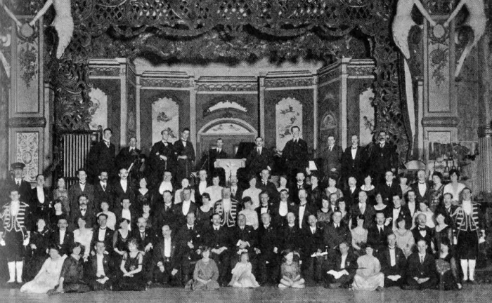 Framed Print : Dance competitors and officials at the Empress Ballroom Framed Print : Dance competitors and officials at the Empress Ballroom