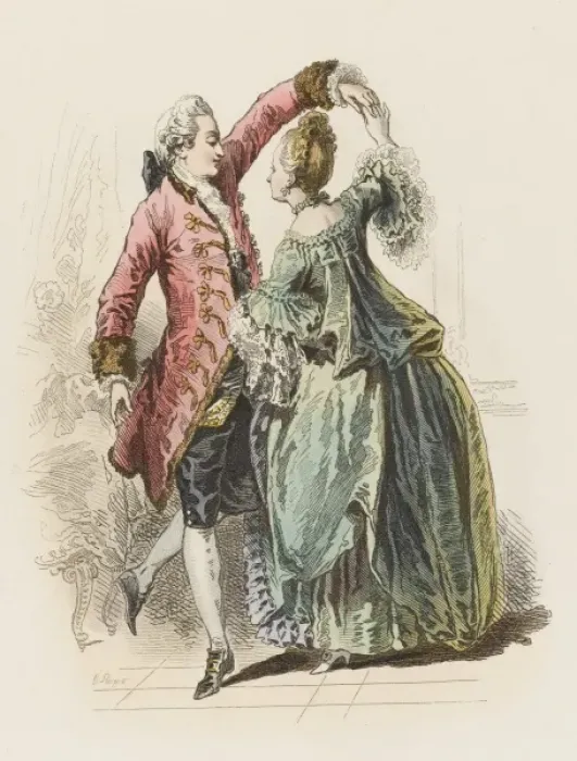 Framed Print : Dance at French Court 2