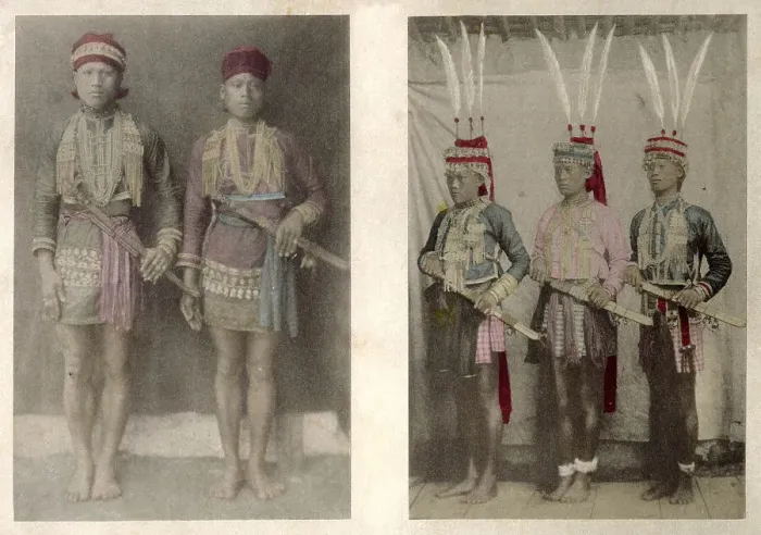 Framed Print : A dance of the natives of Formosa (now Taiwan) Date: circa 1890s Framed Print : A dance of the natives of Formosa (now Taiwan) Date: circa 1890s