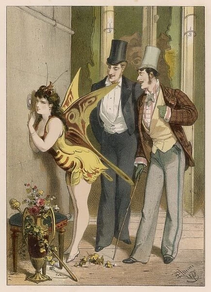 Dancer and Admirers