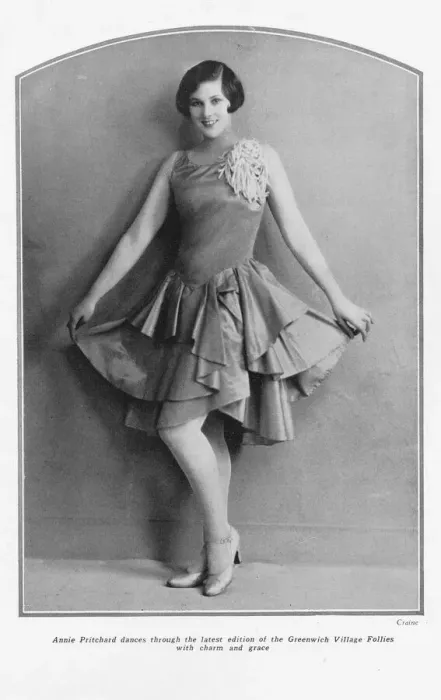 Framed Print : The dancer Annie Pritchard in the latest edition