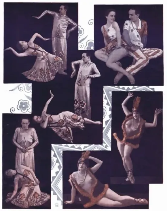 Framed Print : The dancer Lydia Wisiacova and Vaclar Vellebek at the Theatr Framed Print : The dancer Lydia Wisiacova and Vaclar Vellebek at the Theatr