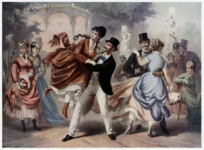 Framed Print : Dancers at Chateau Rouge, Paris Framed Print : Dancers at Chateau Rouge, Paris