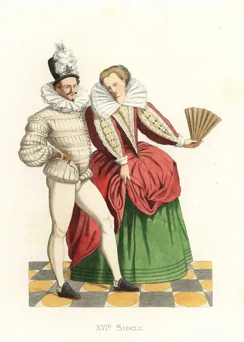 Framed Print : Dancers at the court of King Henry III of France, 16th century Framed Print : Dancers at the court of King Henry III of France, 16th century