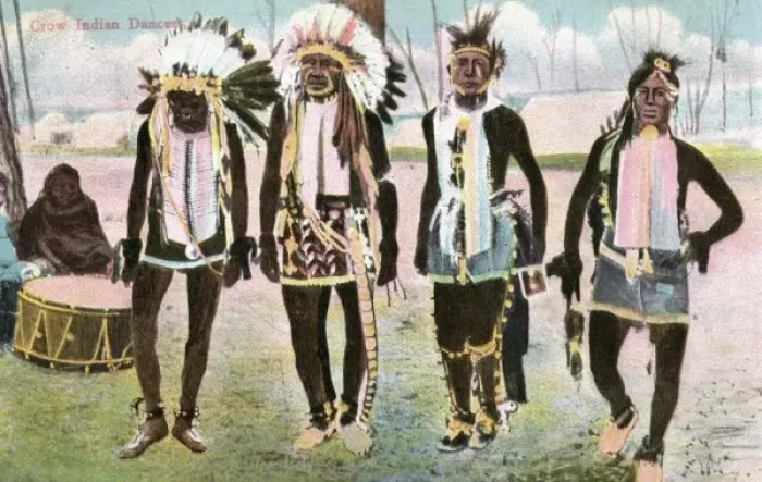 Framed Print : Dancers of the Crow Tribe Framed Print : Dancers of the Crow Tribe