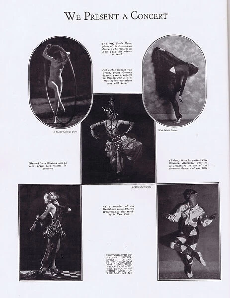 Five dancers at the Dance Magazine convention