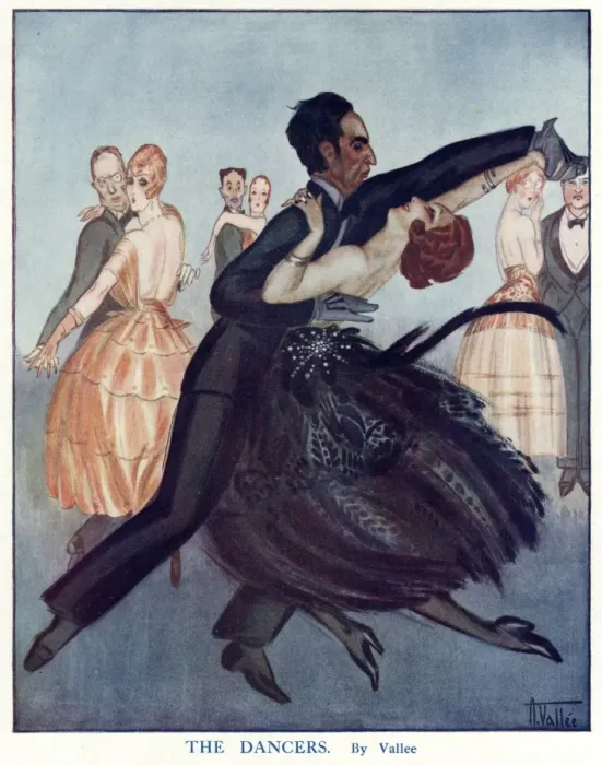 Framed Print : The Dancers by Vallee Framed Print : The Dancers by Vallee