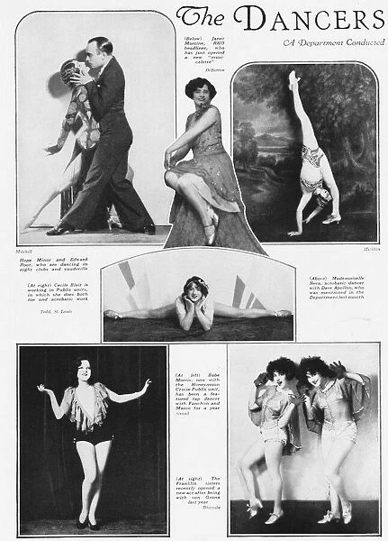 The dancers of Variety in 1929