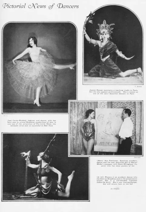 Framed Print : Dancers from around the world, 1929 Framed Print : Dancers from around the world, 1929