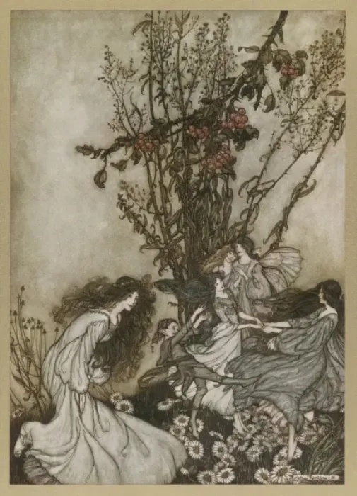 Framed Print : DANCING. Fairies dancing Framed Print : DANCING. Fairies dancing