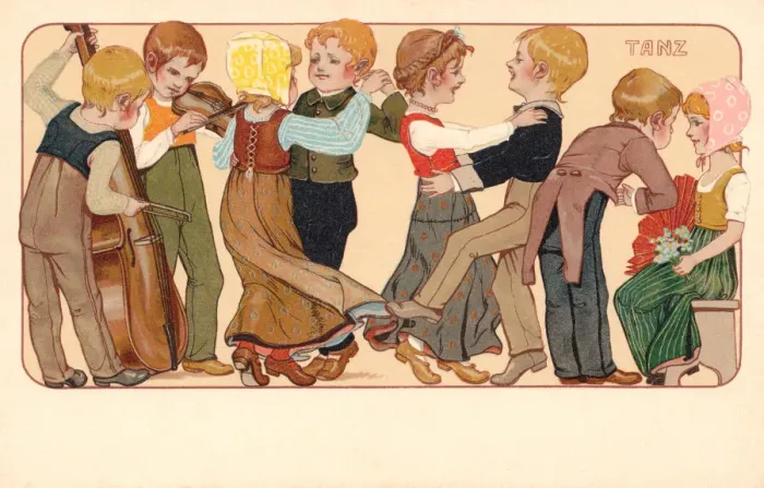 Framed Print : Dancing Children Framed Print : Dancing Children
